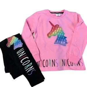 UNICORN SET - BRAND NEW - SIZE 7/8Y